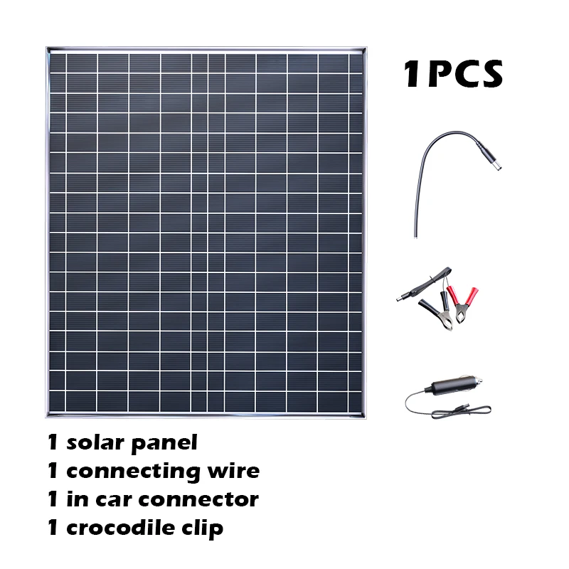 1000W zonnekit 12V eenvoudige installatie 1000W zonnekit |   Plug&Play 12V vermogen 2×500W panelen |   Geen bedrading gedoe voor beginners voor thuis/camper - afbeelding 1