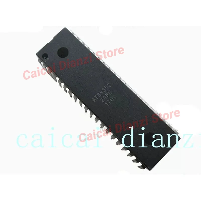 

10PCS AT89S52-24PU AT89S52 DIP-40 IC MCU 8BIT 8KB FLASH 40DIP Microcontroller Circuit AT89S52 89S52-24JU 89S52-24AU