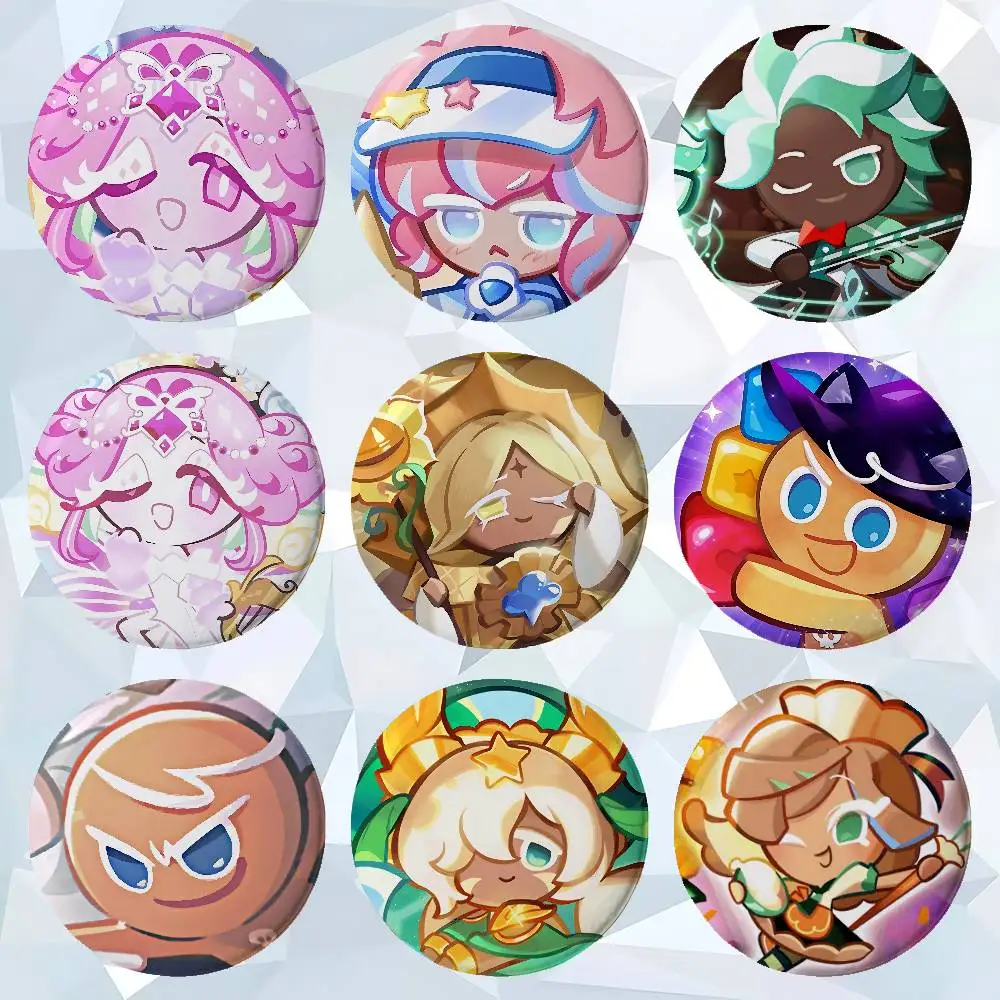 Game C-Cookie Run K-Kingdom Cover Broschen Lustige Meme-Abzeichen Modeschmuck Geschenke