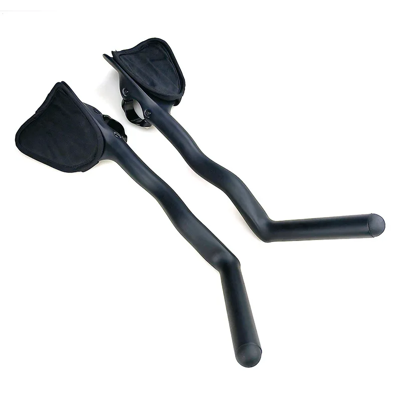 

Integrated Carbon Fiber Bicycle Handlebar 55 Degree Rest round Tube TT Road Mountain Bike One Piece Handle Bar