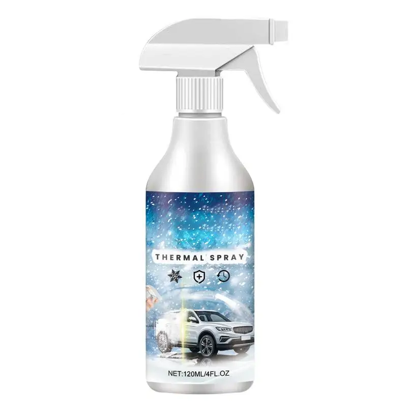 Windshield Ice Melt Spray Car Deicer Liquid Ice Melt Winter Car Accessories Defrost Spray Windshield De-Icer Spray Liquid Deicer