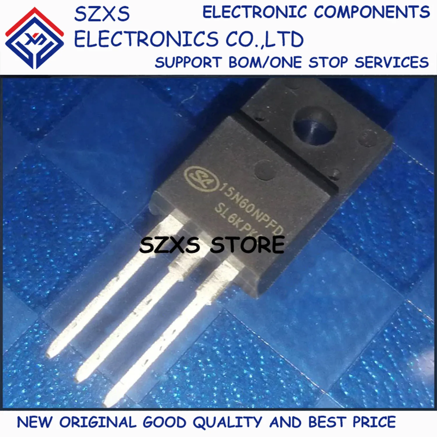 

New Original 10Pcs SGT15N60NPFD 15N60NPFD TO-220F 15A 600V IGBT Field Effect Transistor In Stock Good Quality
