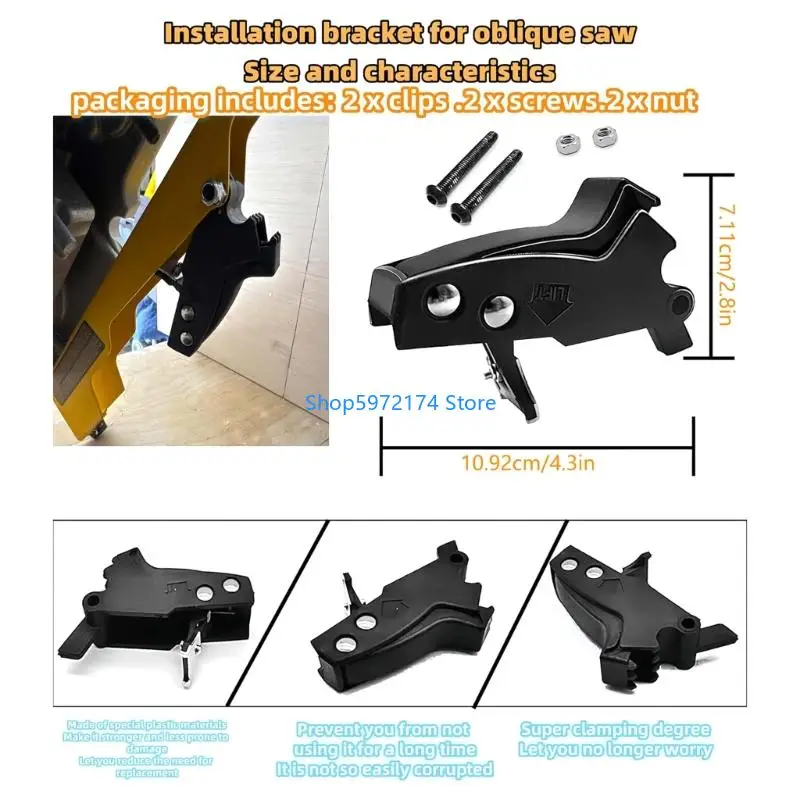 Y3NB Industrial Clamp Mounting Brackets Stand Accessory for Various Miter Sawer Models