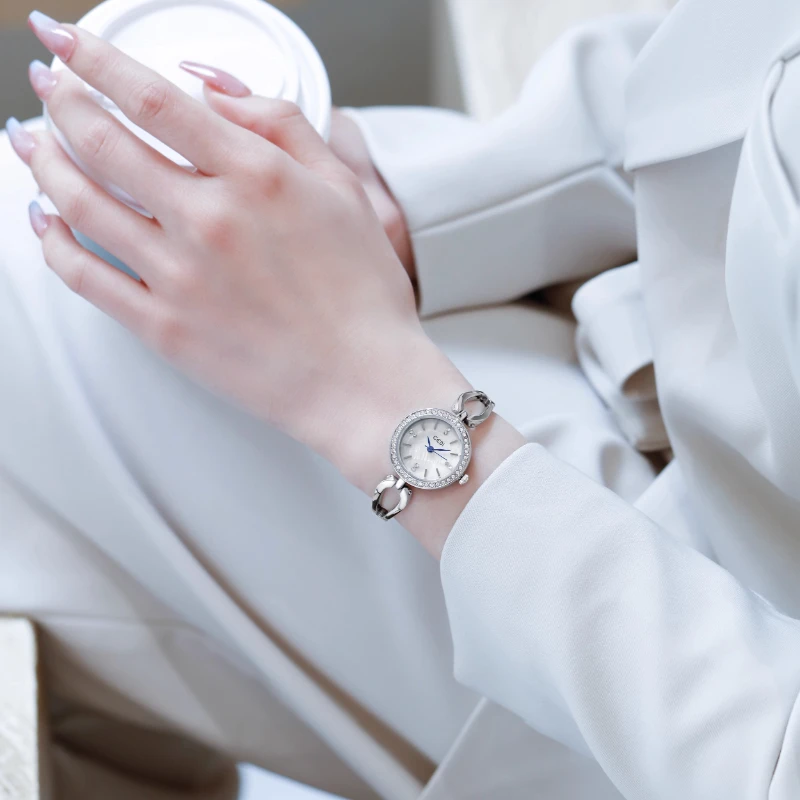 New luxury student women's watch niche high-end temperament simple small exquisite waterproof fashion quartz watch birthday gift