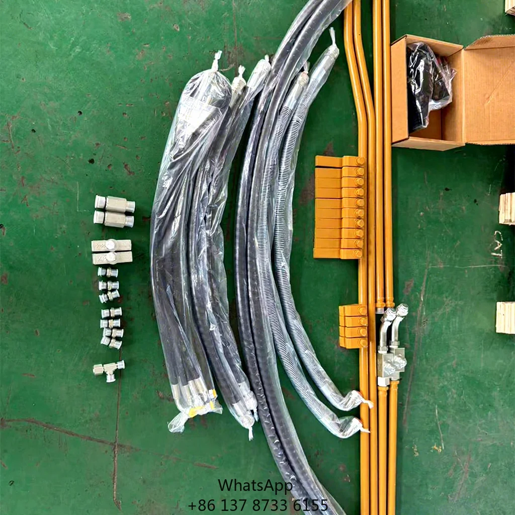 Excavator Aux Pipe Line Hydraulic Hammer Breaker Piping Kits For 303 305 307