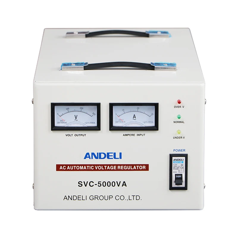 ANDELI SVC-5000VA Single Phase Voltage Stabilizer 5KW Fully Automatic Voltage Regulator