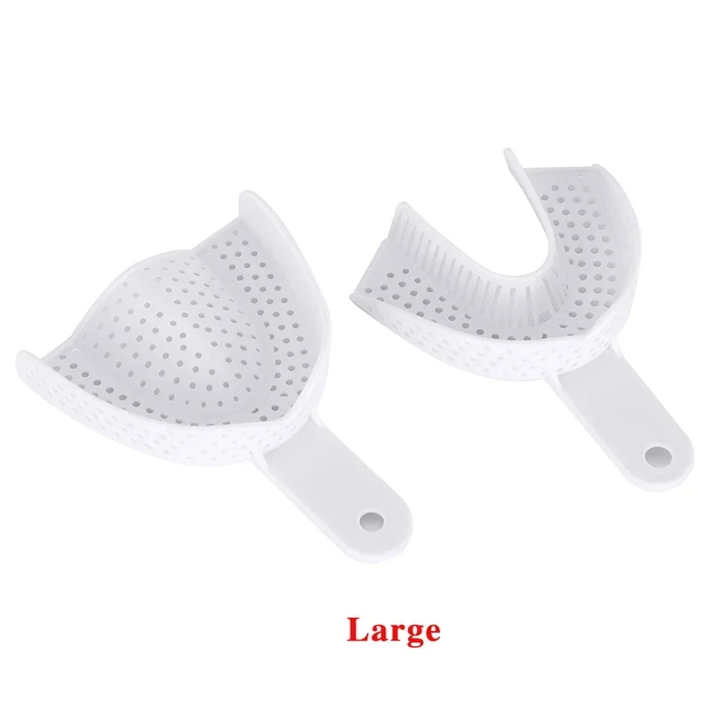 

1/5Pcs Dental Impression Plastic Tray Without Mesh Dentist Tools Dentistry Lab Material Teeth Holder