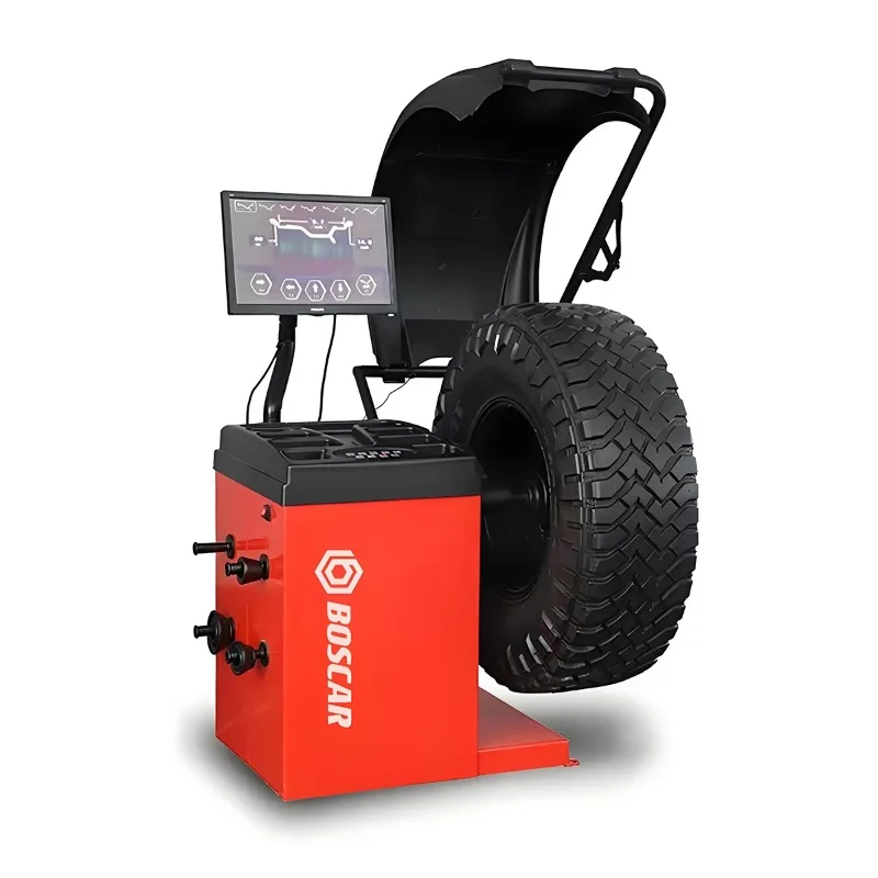 28 Inch LCD Display 3D Tire Balancer  Location Car Wheel Balancing Machine
