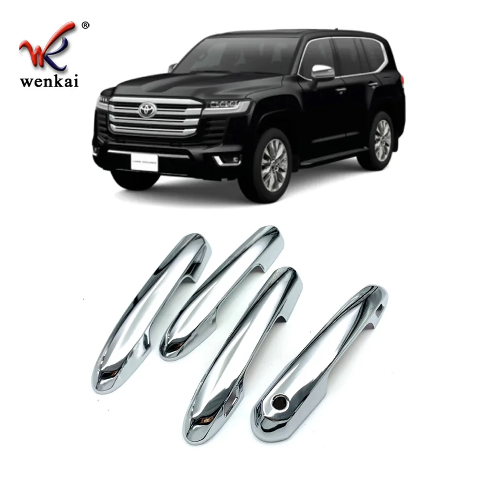 

Chrome Car Door Side Body Handle Strip Cover Trim Styling Accessories For Toyota Land Cruiser 300 LC300 2022 2023
