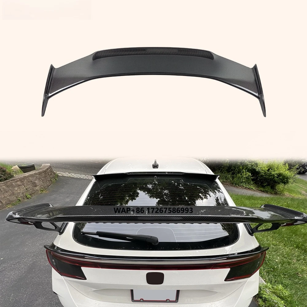 

For Type R FL5 2023-24 MD Style Dry Carbon Rear Trunk Spoiler Wing