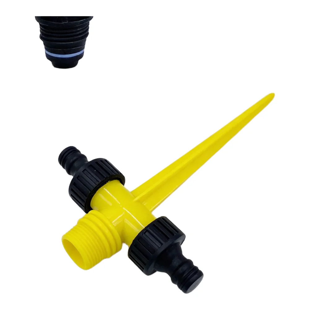 Adjustable Spray Metal Sprinkler Head Customizable Watering Radius Compatible With Standard Hose For Planting Areas