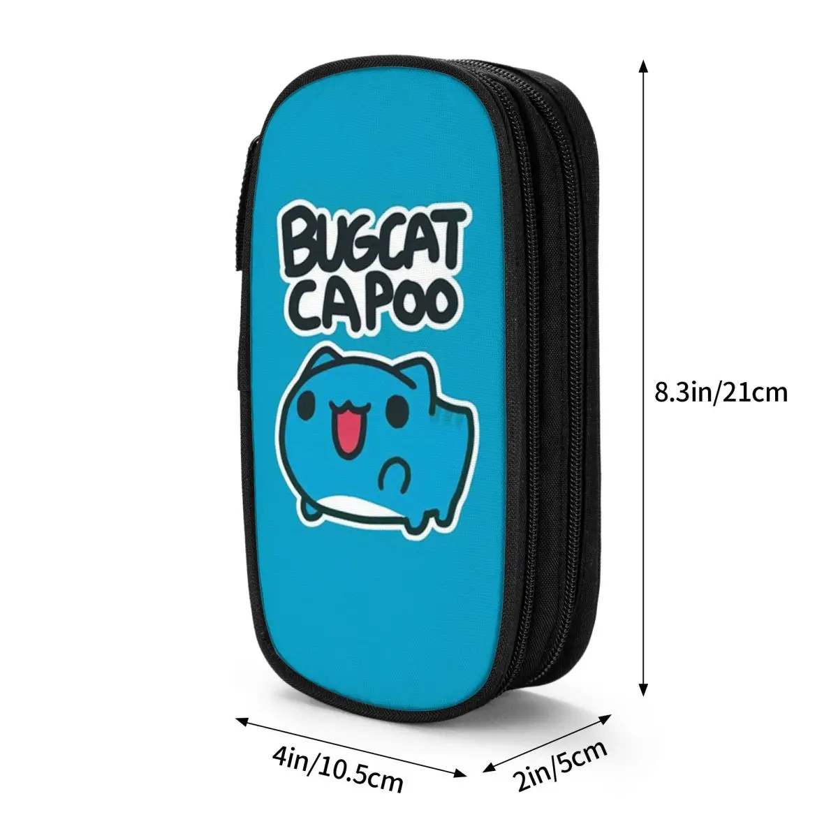 Comic Cat Bugcat Capoo Bug Cat Pencil Case for Boy Girl Gifts Pen Box Pencil Bag Stationery Supplies Pen Holder Bag