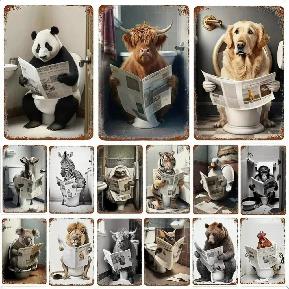 Funny Animal Toilet…