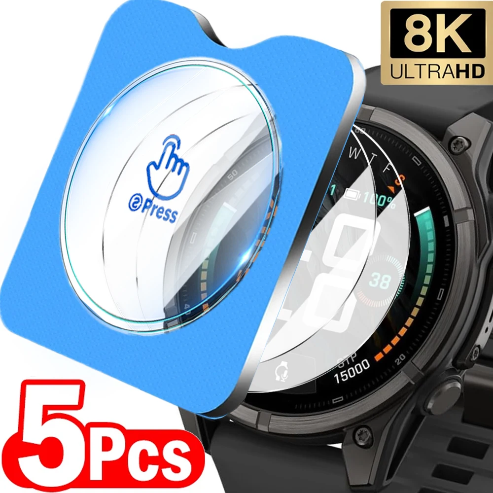 9H Hardness Tempered Glass for Garmin Fenix 8 9 Pro 43/47/51mm AMOLED Screen Protector with Easy Installation Protectors Cover