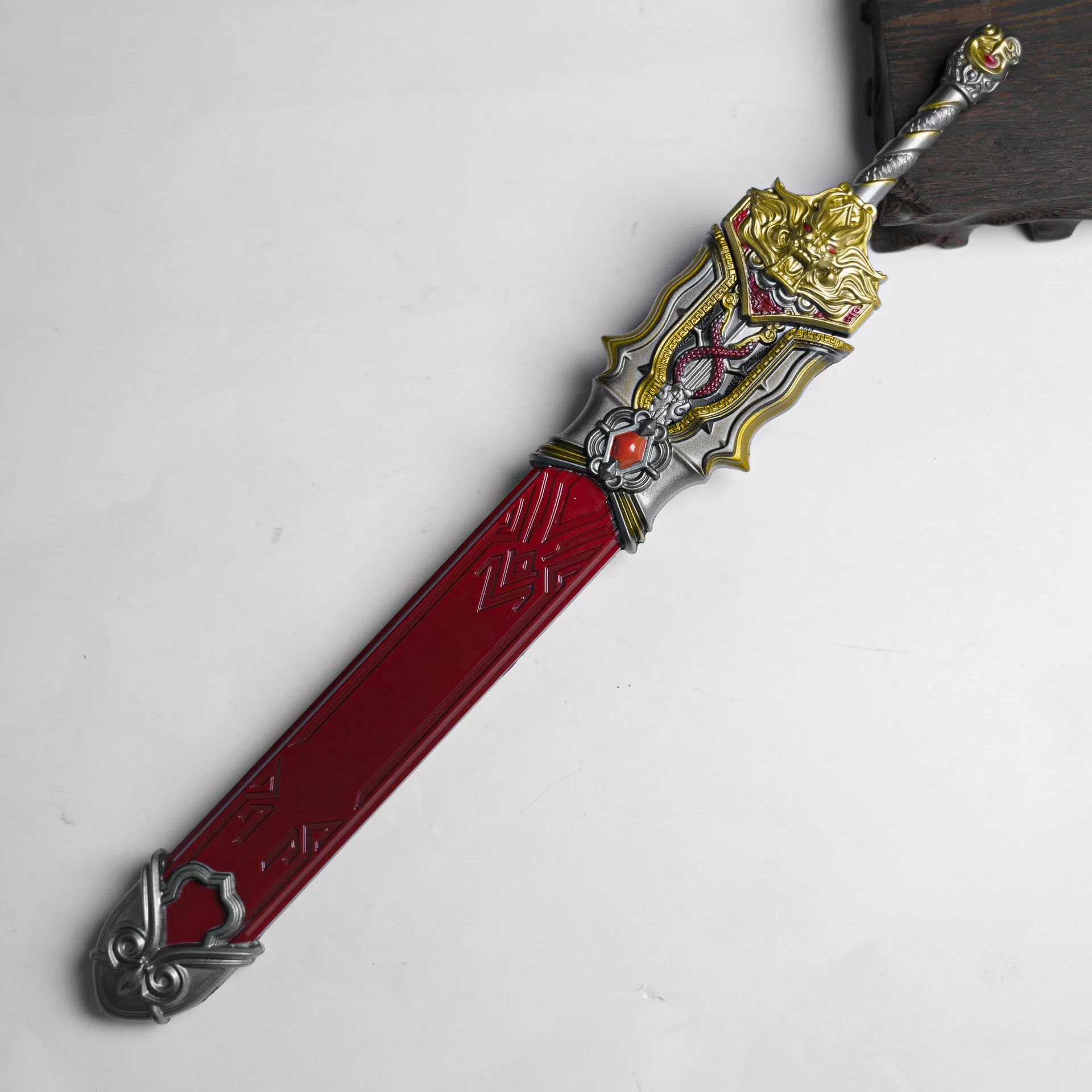 30cm New Game Figure Dragon Sword Perimeter Metal Model Craftsmanship Props Desktop Decoration Ornaments Birthday Gifts Toys