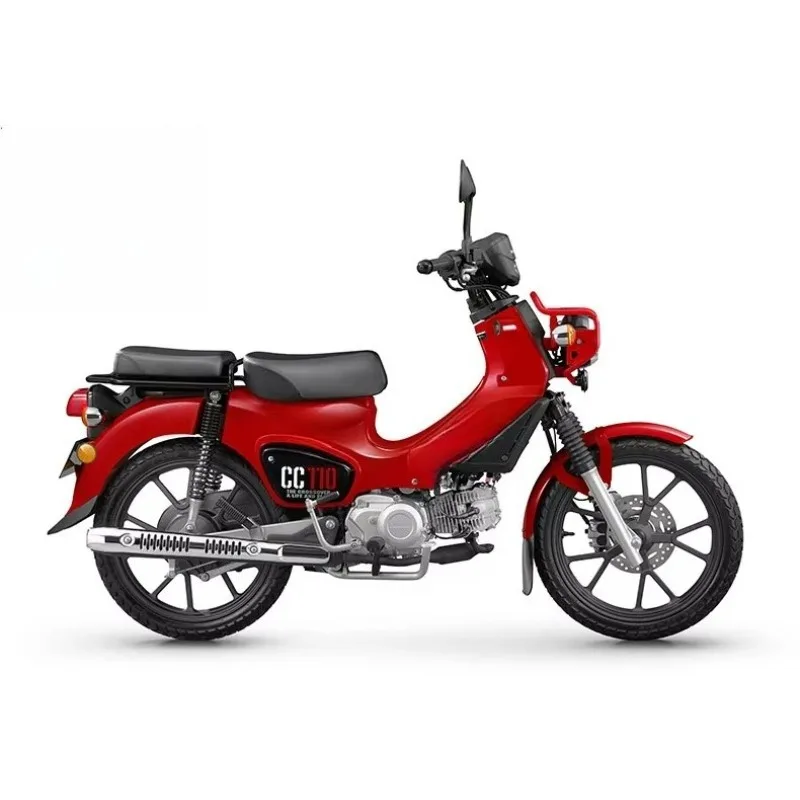 110 Motorcycle, Single Cylinder, 4 Stroke, Forced Air Front/Hand Rear/Foot CBS