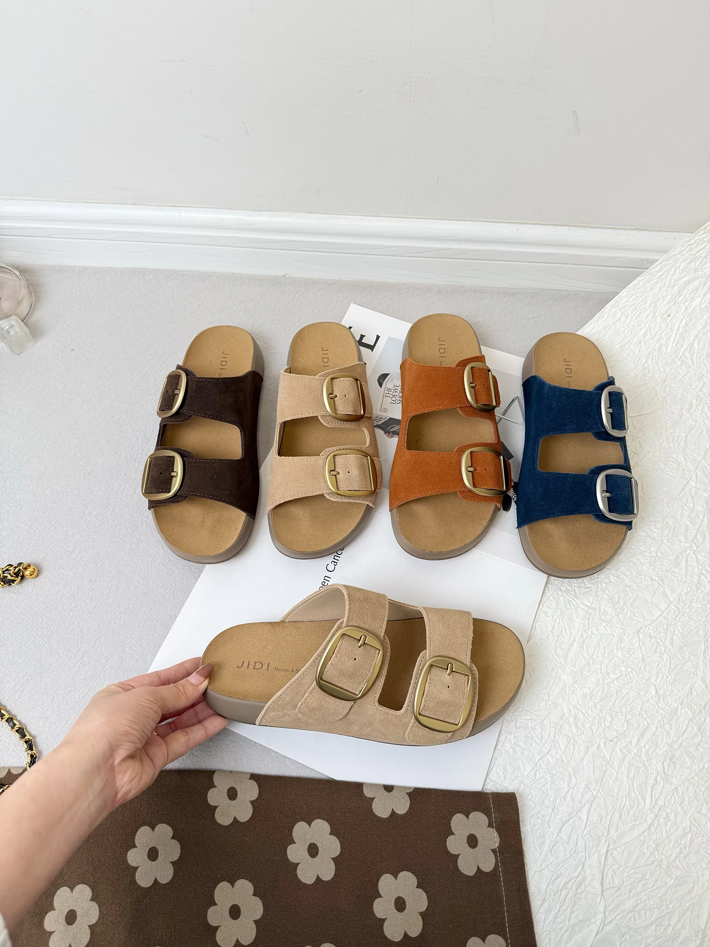 sandales-retro-en-cuir-veritable-pour-femmes-style-birkenstock-ultra-douces-a-double-boucle-decontractees-et-polyvalentes-a-semelle-epaisse-pour-l'exterieur-en-ete