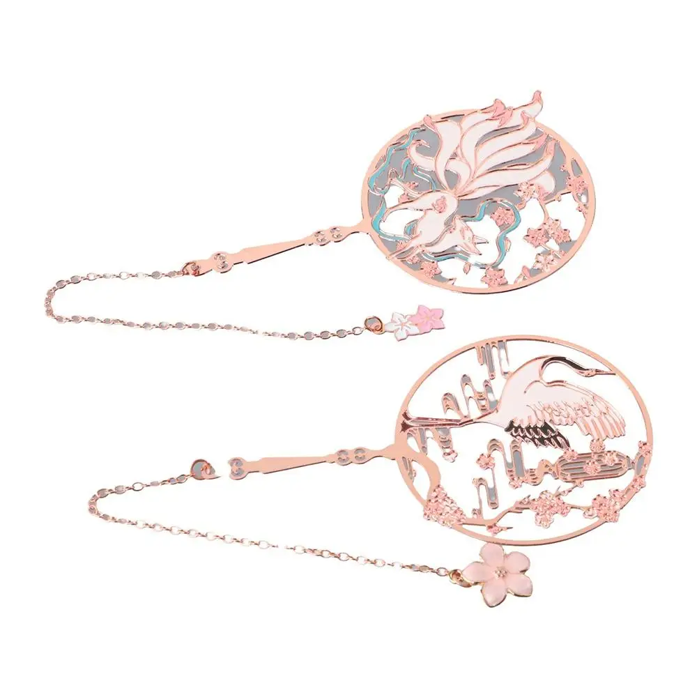 Clips Good Luck Rabbit Exquisite Gift Chinese Style Metal Bookmark Tassel Pendant Bookmark Book Page Marker Reading Bookmark