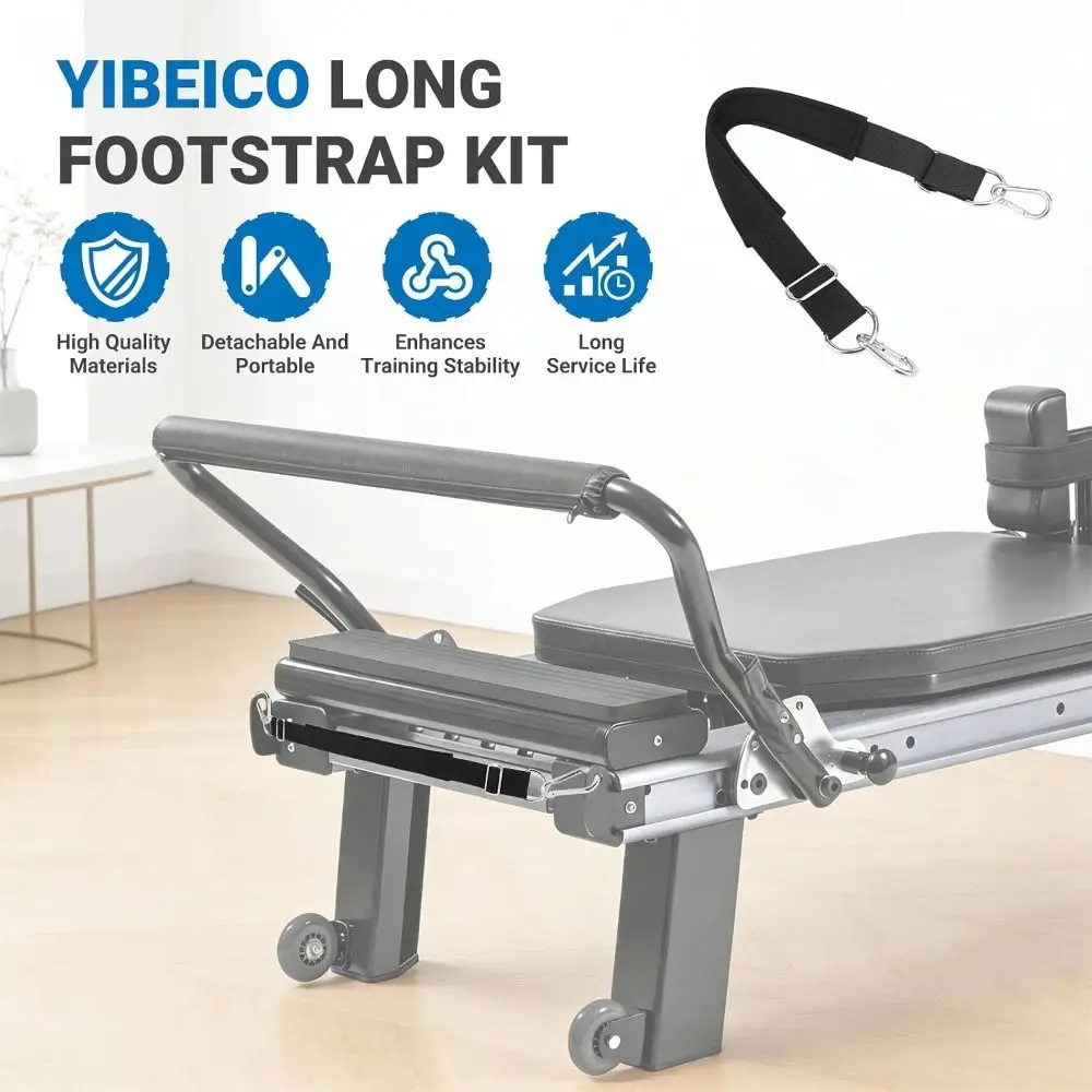 Portable Non-Slip Pilates Reformer Strap Versatile Durable Foot Strap Adjustable Pilates Straps Gym
