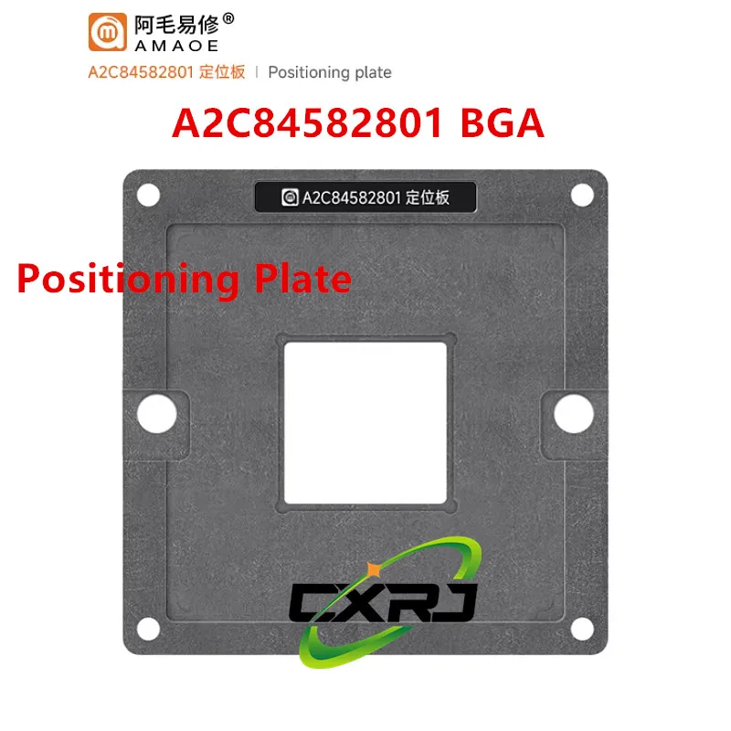 AMAOE BGA Reballing Stencil Template Station For A2C84582801 Positioning Plate Plant tin net Steel mesh