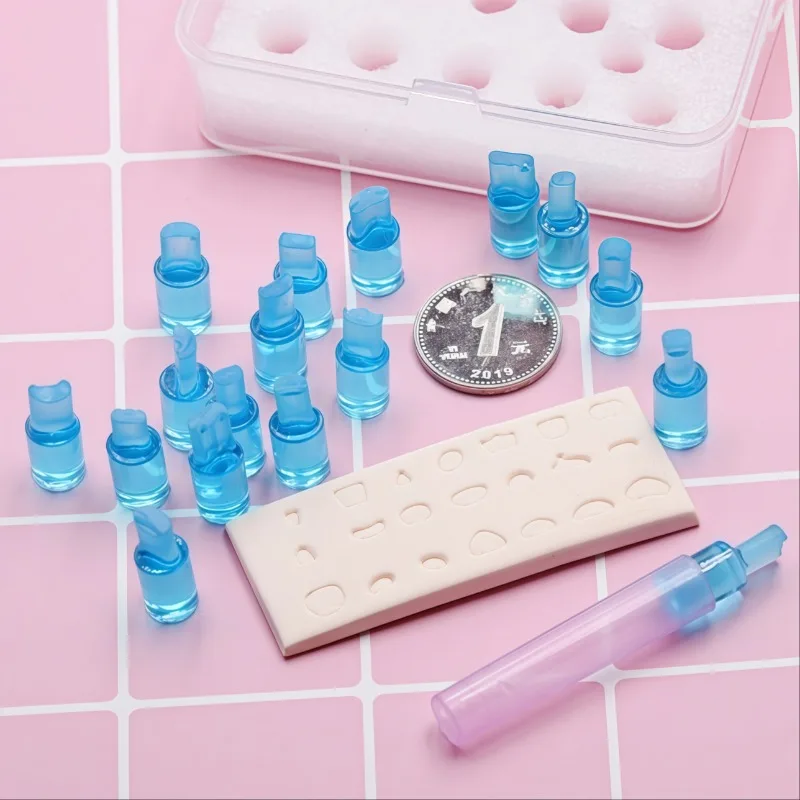 Q-Version Figurine Expression Mouth Mold DIY Ultra-light Clay Doll Face Accessories Lively Expression Mouth Make Pressing Molds