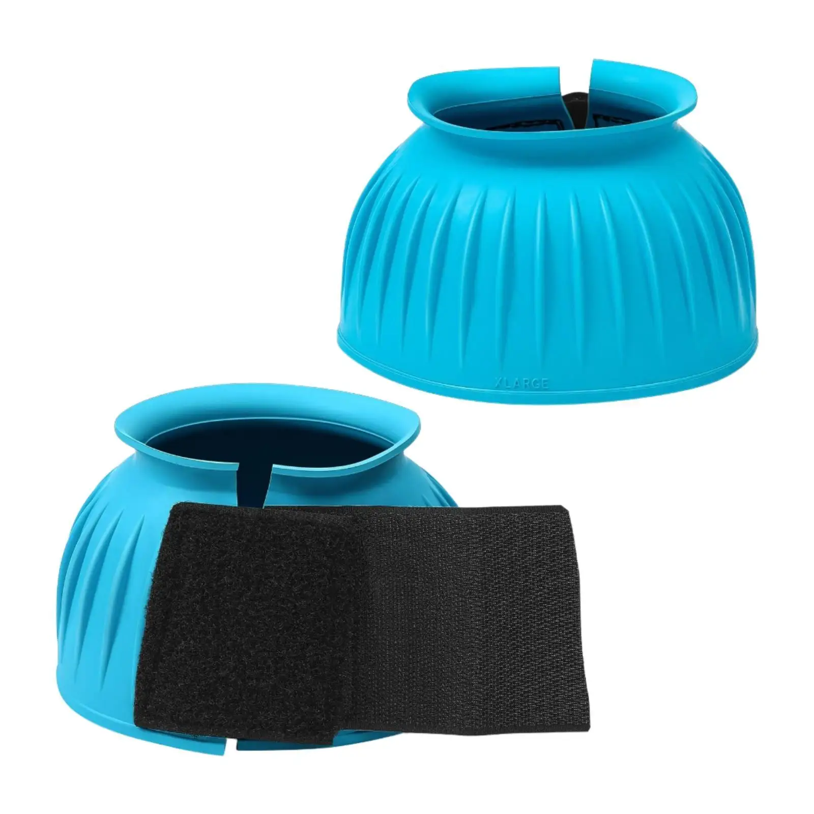 Protective Horse Bell Boots Soft Rubber Hoof Shield Exercise Equipment for Trail Riding and Jumping