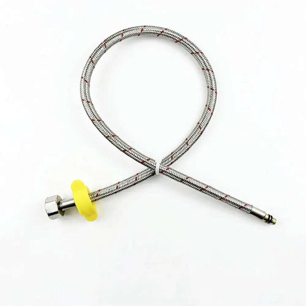 Kitchen Faucet Replacement Hose M8 Interface 7.5mm Flexible Water Supply Line Stainless Steel Pull Out Tap Pipe Part