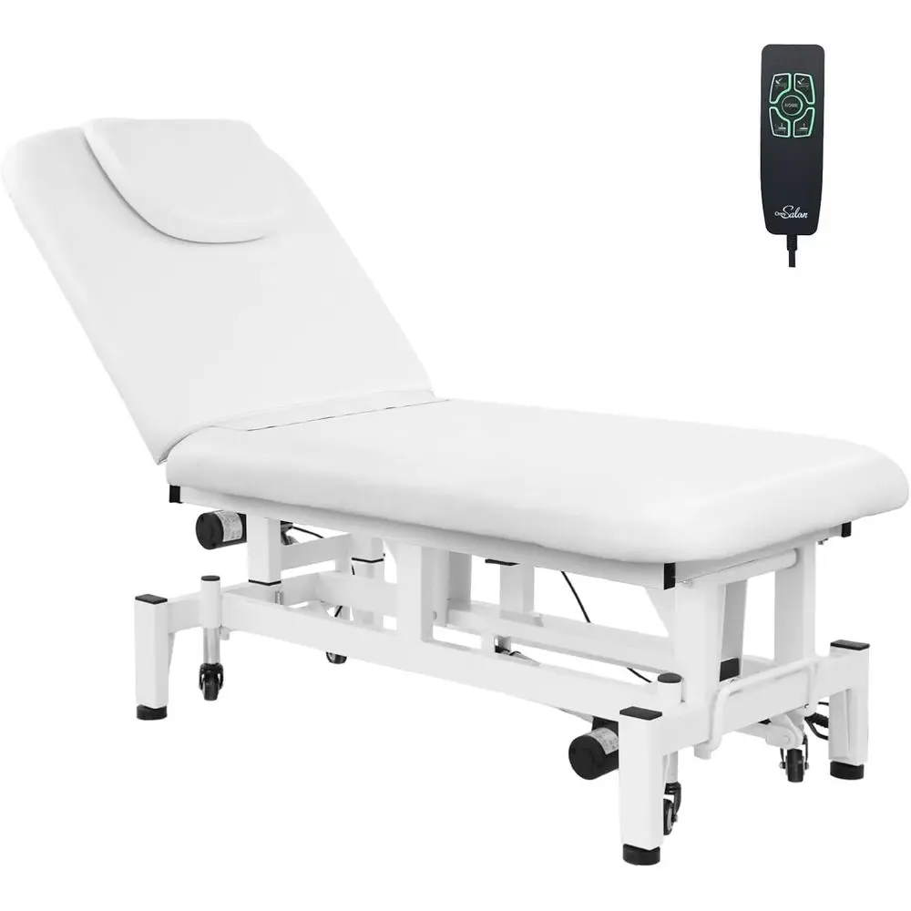 

2-двигательный массажный стол с электрическим подъемником, сверхмощная лечебная кровать, регулируемая высота и спинка, лицевая кровать для профессиональной физики