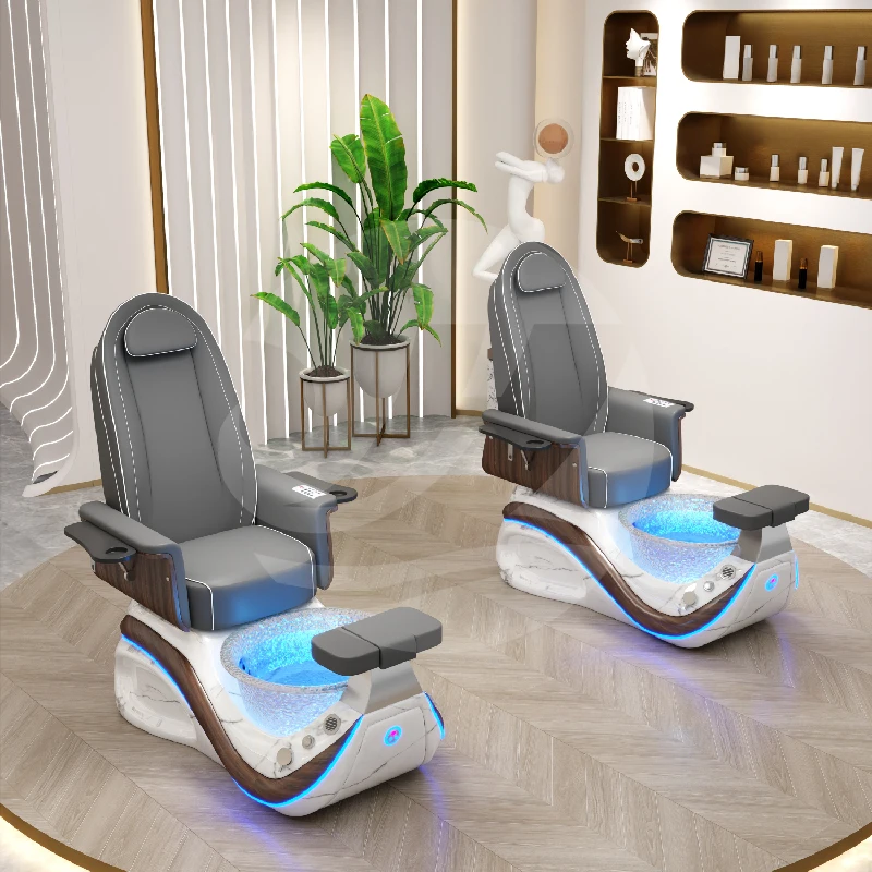 

Best price customizable nail salon spa pedicure chair whirlpool foot massage manicure chair and pedicure with bowl