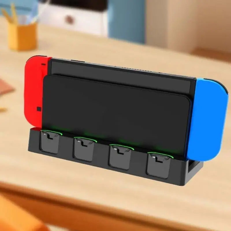 R53C 4 Port Efficient Charging Dock Station for Switches Controllers Power Supply with Safe Charging Technology