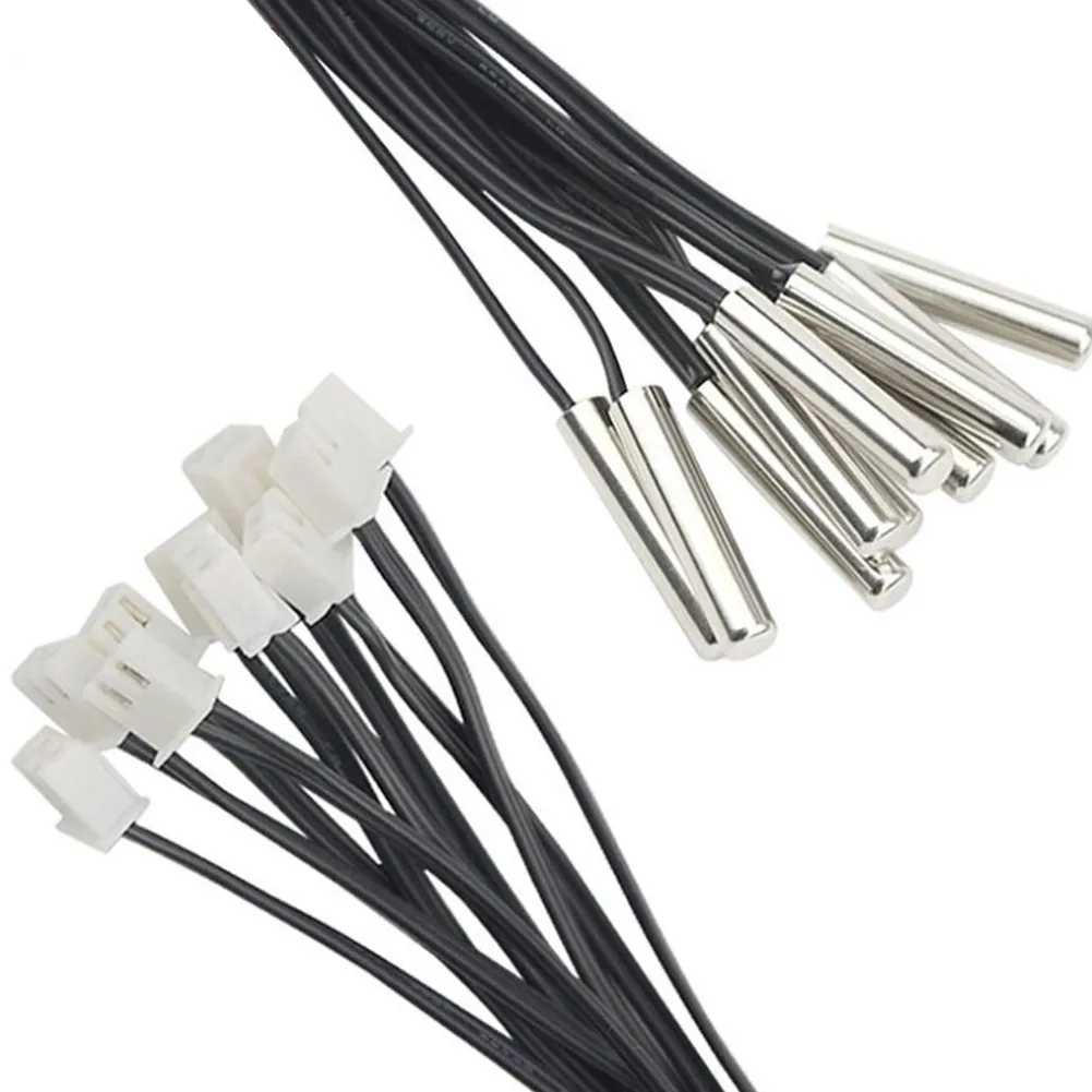 Useful Brand New Hot Sale Thermistor Replacement Temperature Sensor Waterproof 1 Meter 1 Pc 4*20MM 10K 1% 3950 Heat