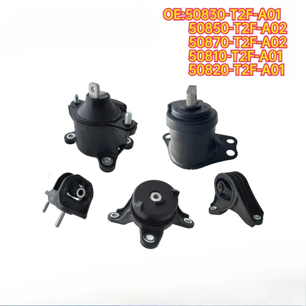 Original high quality new for 5pcs/lot 50830-T2F-A01 Engine Motor & Trans Mount 13-17 HONDA ACCORD 2.4L 50810T2FA01 50820T2FA01