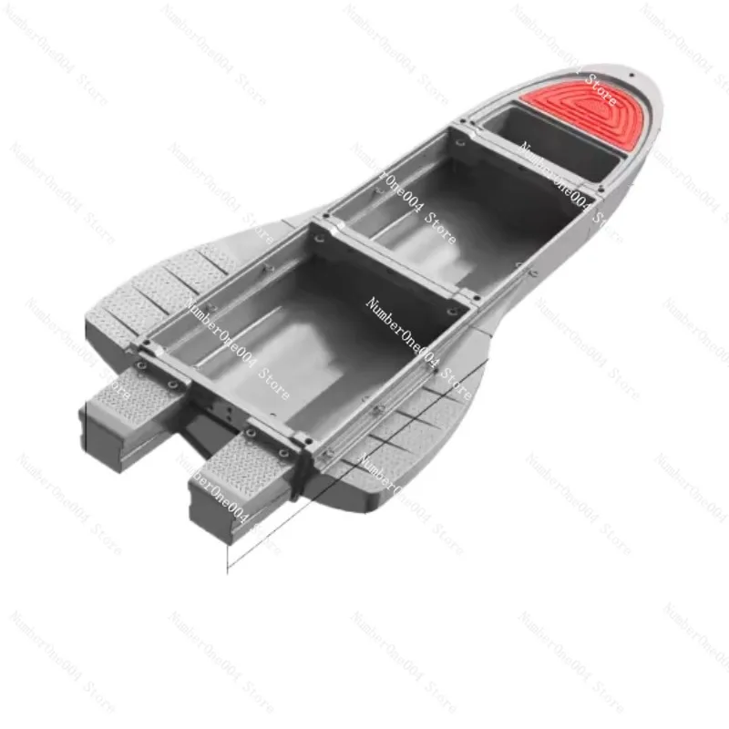 

Двухслойная полиэтиленовая пластиковая рыбацкая лодка Anshun 3,6 м, маленькая складная полиэтиленовая лодка для рыбалки