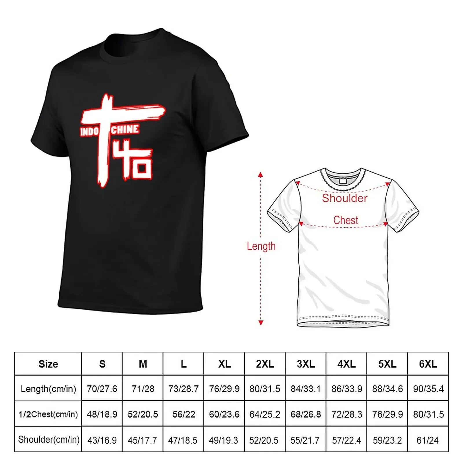 New Best of Indochine band logo3 exselna Genres: Rock, ?new wave T-Shirt graphic tee shirt basketball graphic tees men t shirts