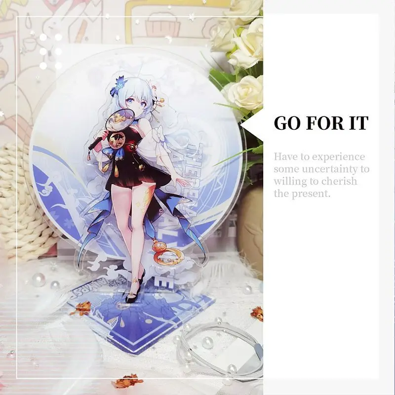 Anime Game Honkai impact 3Acrylic Stand Action Figure Theresa Apocalypse Original PVC Big Desktop Stand Board Model