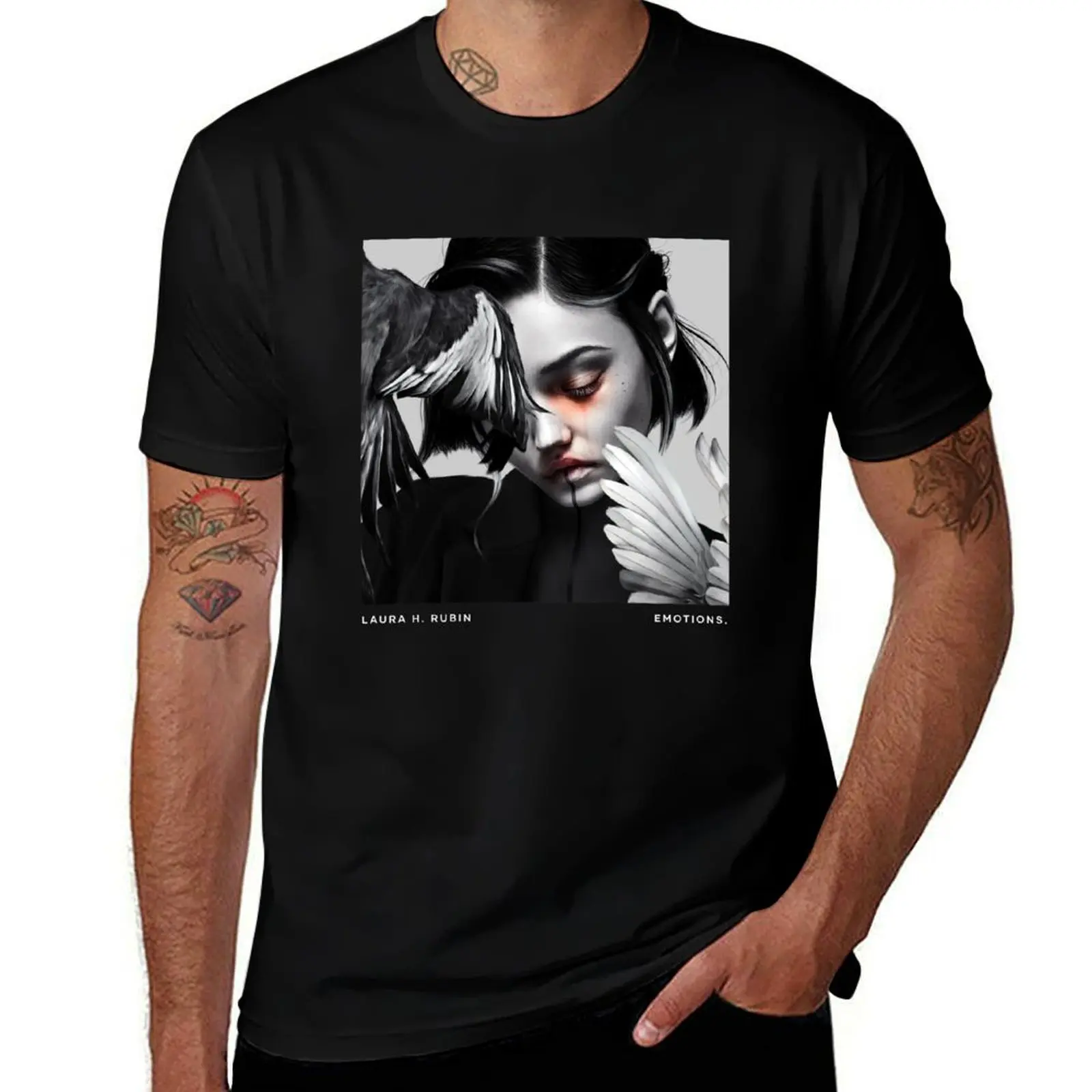 Emotions T-Shirt Big and Tall Gym T-Shirt