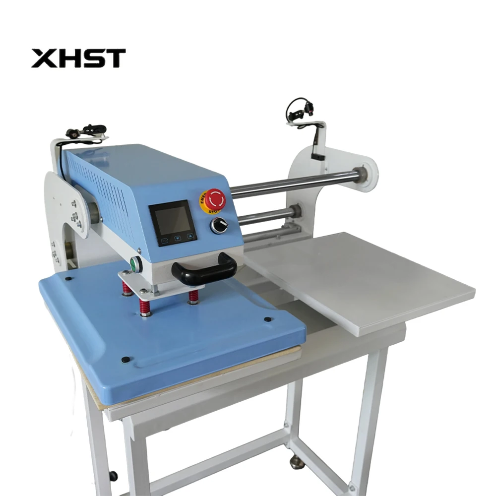 High-Performance Auto Dual Station Pneumatic Heat Press Machine Equipped with Laser Guides for Sublimation Projects