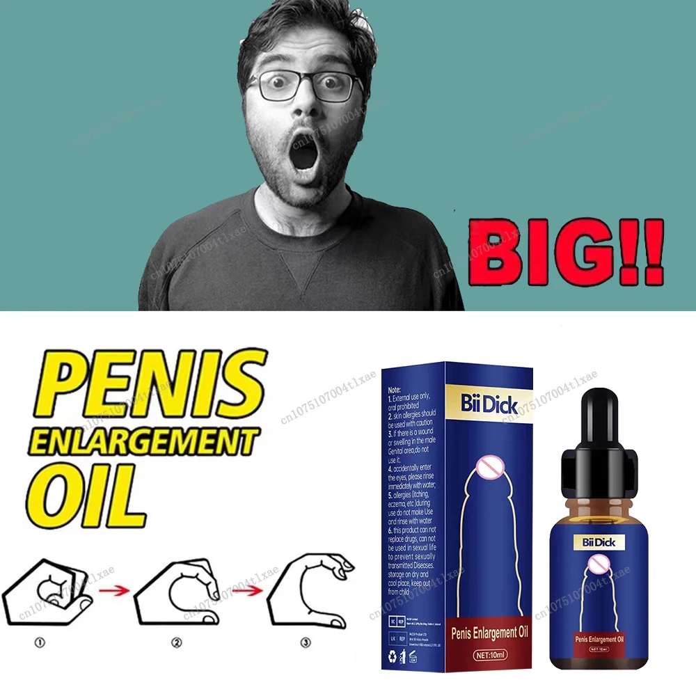 Óleo de Aumento do Pênis para Homens, Crescimento do Pênis, Óleo de Espessamento, Ampliar, Melhorar Dick, Ereção, Big Cock Aumentar, Óleos Essenciais de Massagem