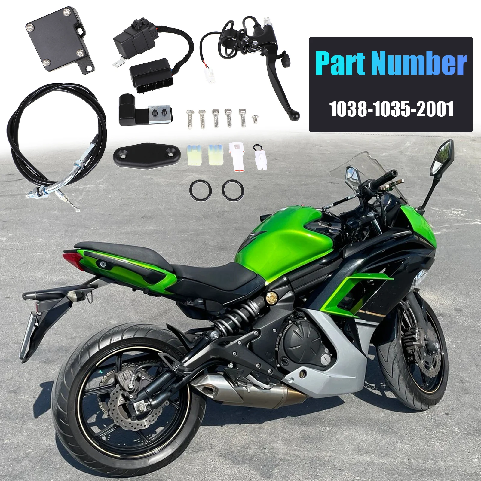 Manual 4WD Actuator Kit 1038-1035-2001 For Kawasaki Brute Force 650, 750, Prairie 360, 650, 400, 700