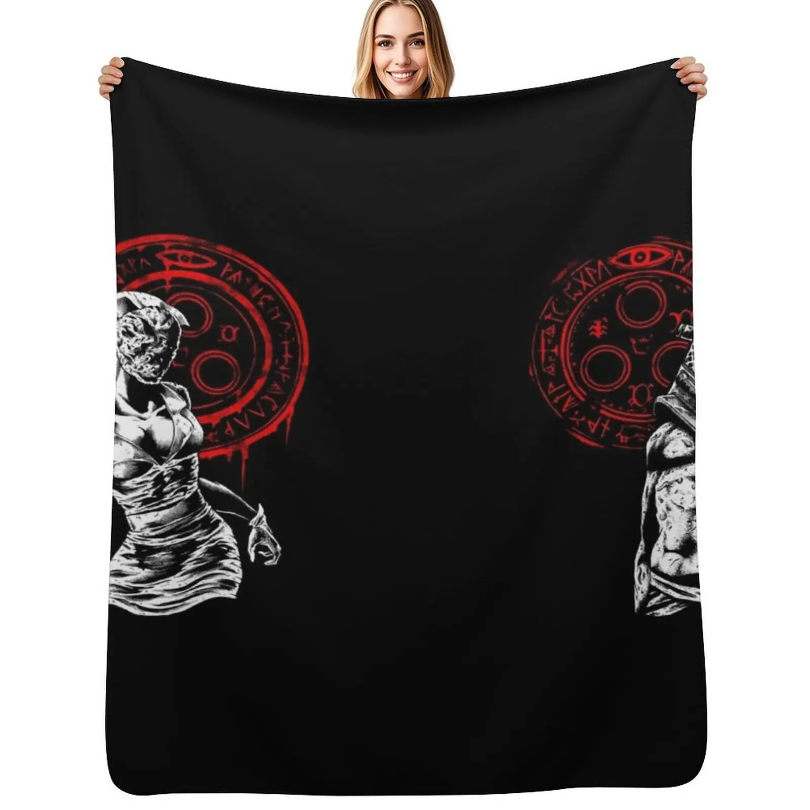 

Плед Silent Hill, мягкий декоративный плед для дома, для дивана, спальни