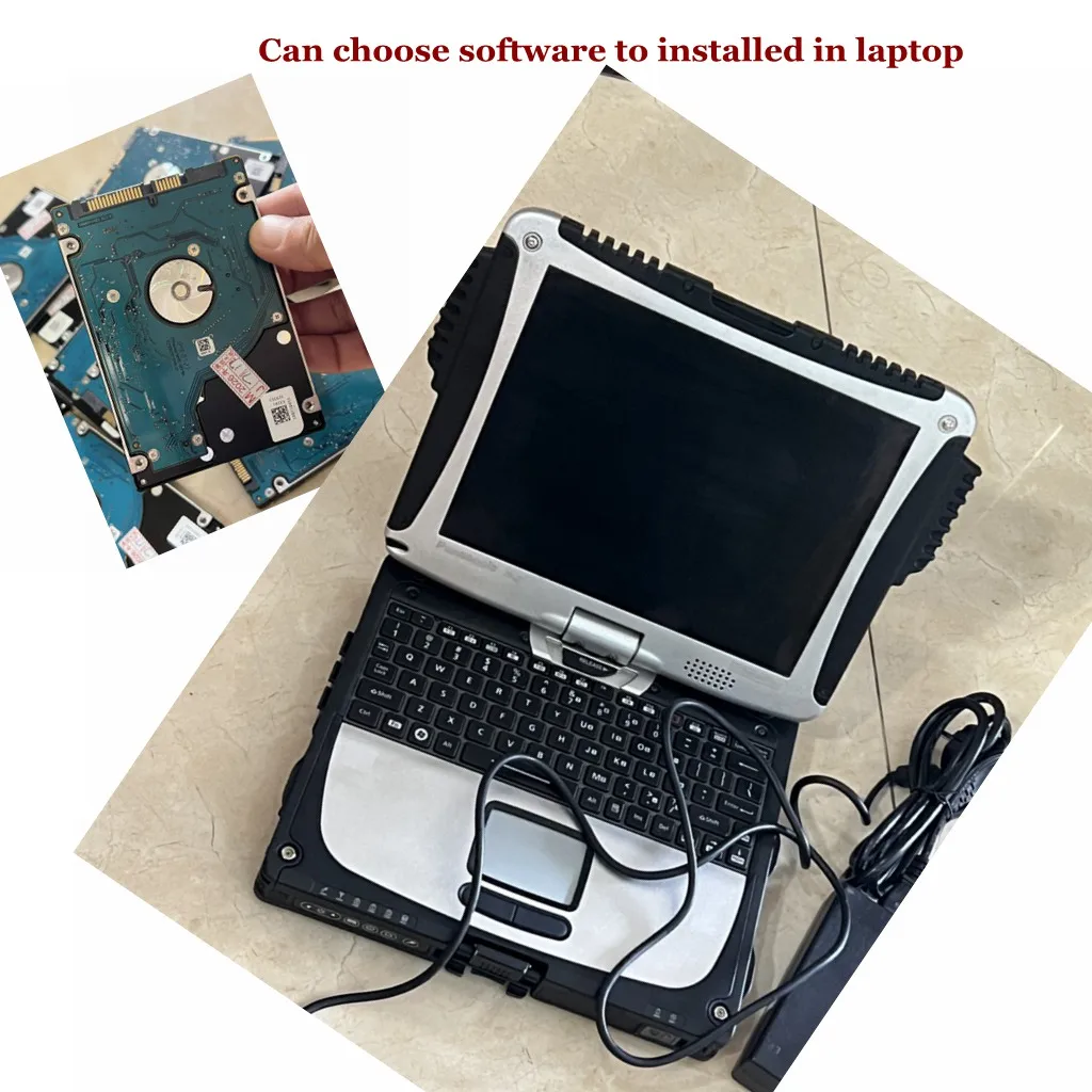 High Quality Laptop CF19 i5 CPU 320GB HDD Newest Software can Installe Win7/win10 for Auto Diagnostic Tools MB Star C5 C4