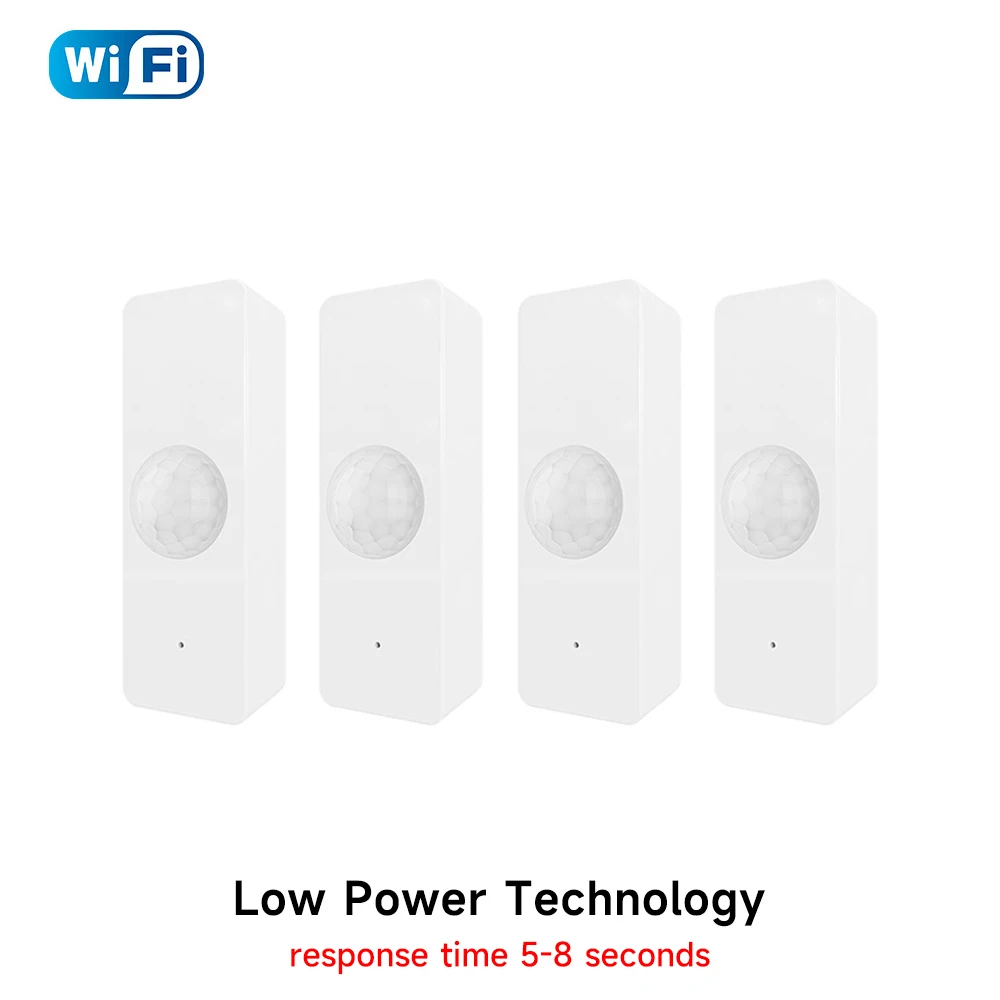 Tuya WiFi Zigbee PIR-bewegingssensor Smart Home Menselijk lichaam Infrarooddetector Beveiliging Smart Life Werkt met Alexa Google - afbeelding 1