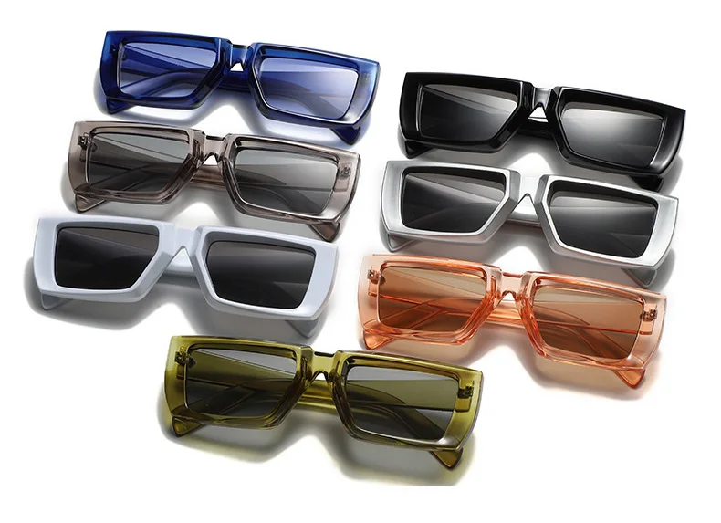OEC CPO Vintage Rechteck Sonnenbrille Frauen Punk Kleine Rahmen Sonnenbrille MenTrends Quadratische Gläser UV400 Shades Mode Brillen – Detail 3