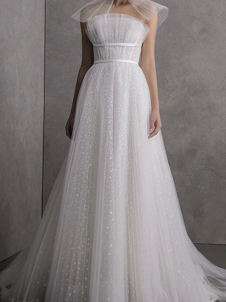 Exquisite Formal Evening Dresses Sexy Off the Shoulder Floor Length Court Train Jacquard Lace Party Prom Dress for Women 2025