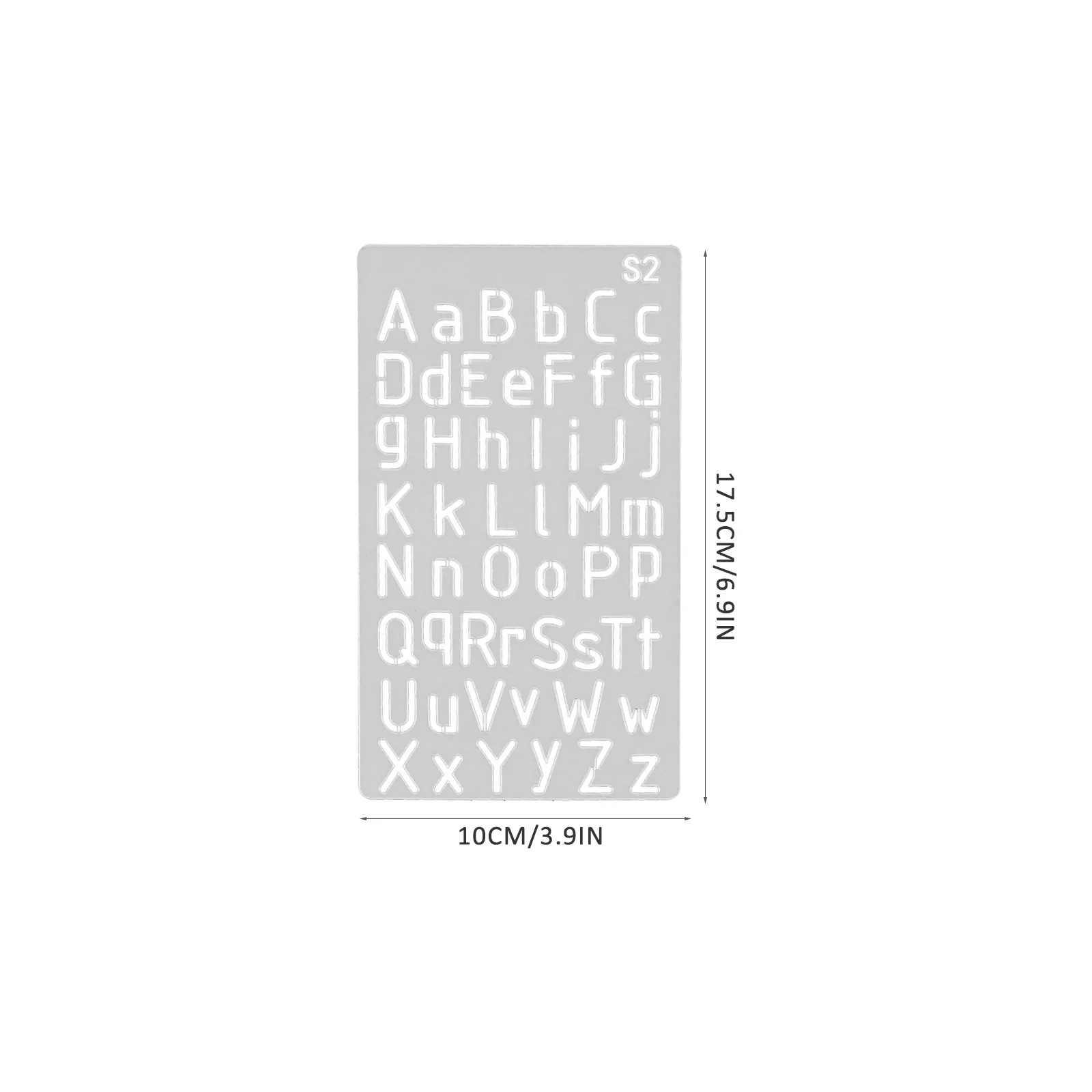 24Pcs Letter Stencils Set High-Grade Pet Reusable Alphabet Stencils for Kids DIY Drawing Painting Templates Hollow Design Safe