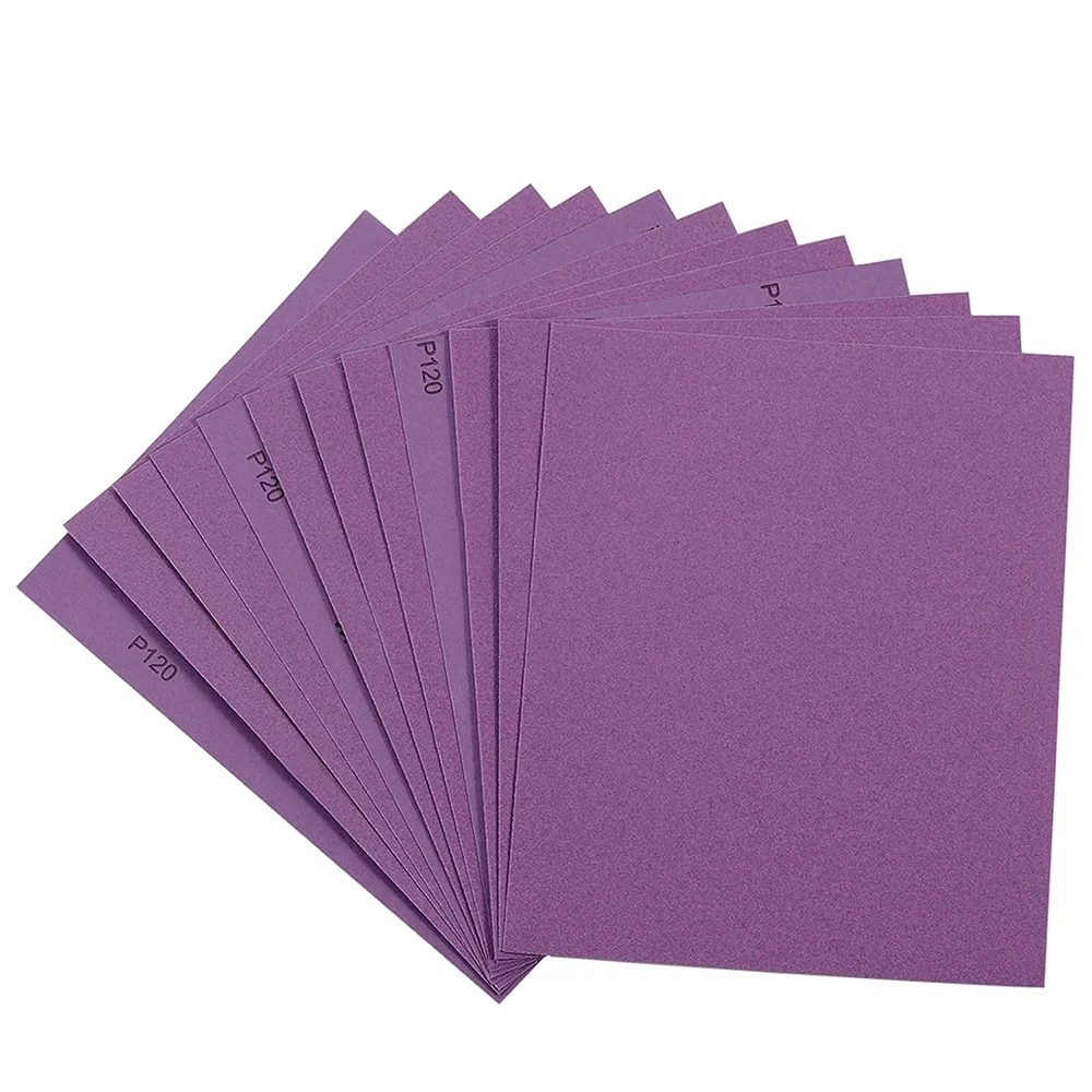 50PCS 9 x 11 Inch Wet Dry Sanding Sheets,Silicon Carbide Abrasive Sand Paper for Wood Furniture,Automotive,Metal,60-2000 Grit