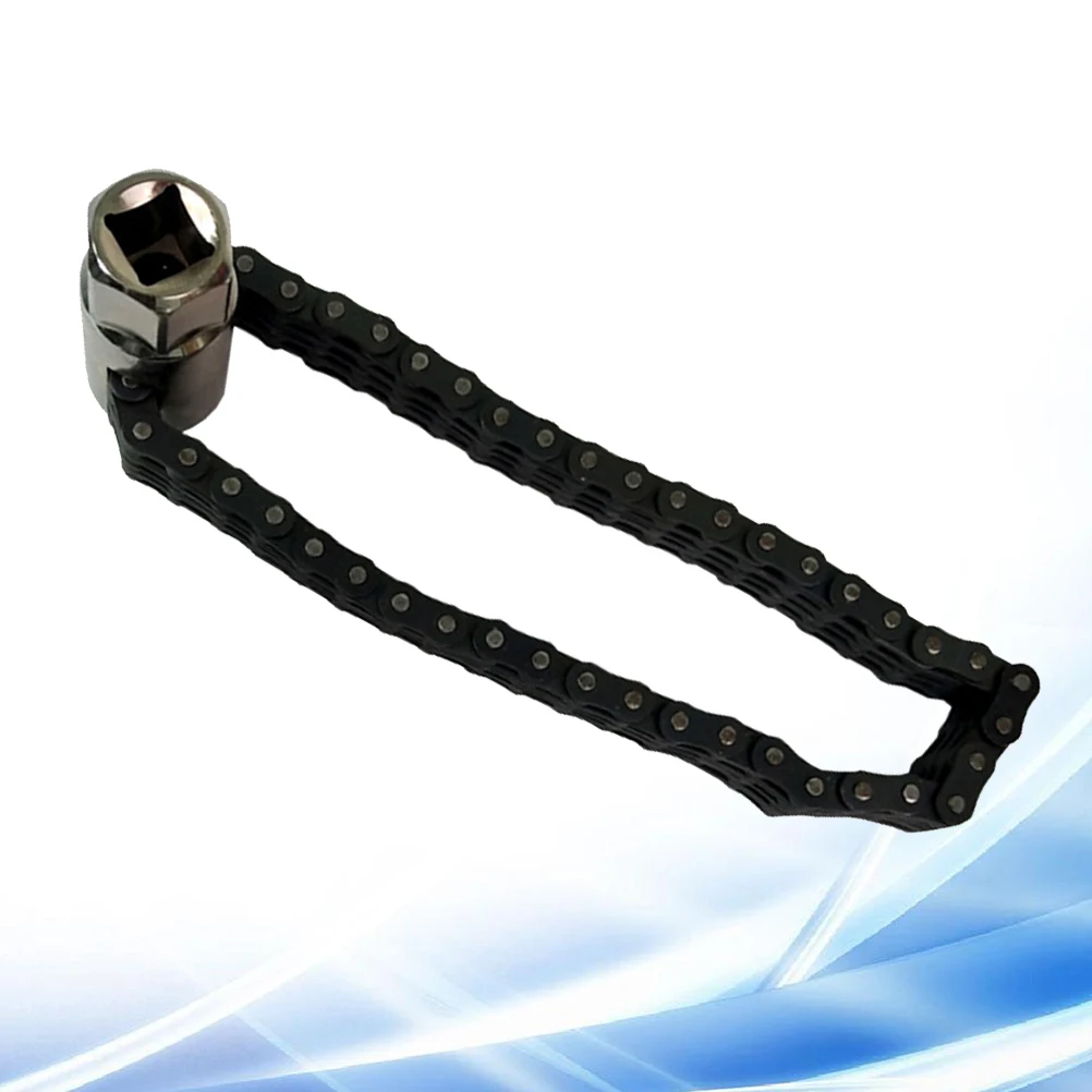 

L Shape Double Chain Oil Filter Wrench 6-125Cm Adjustable Removal Tool for Auto Car Suv Motorcycle Bicycle Maintenance