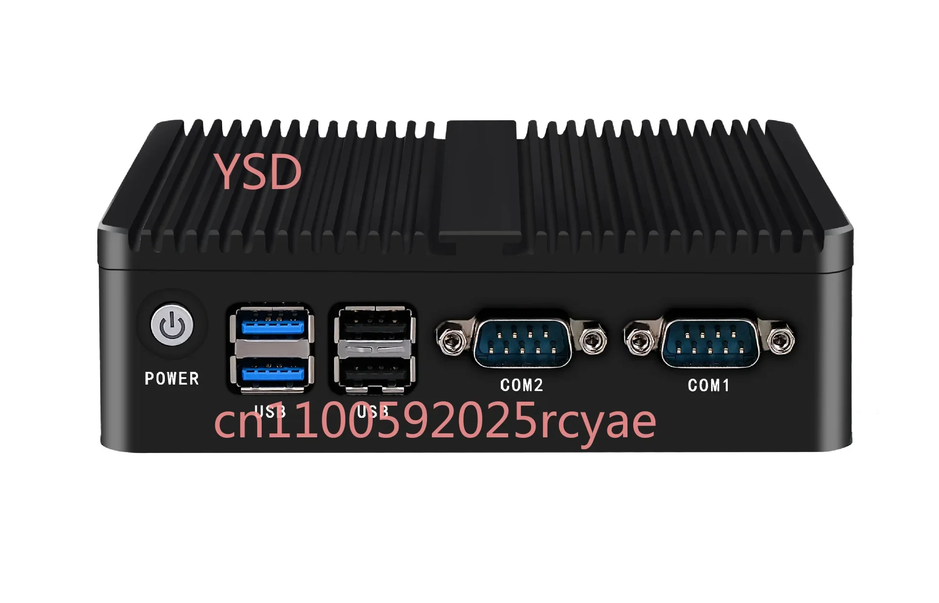 Industrial Control Mini Host (Quad-Core Processor, Dual Network Ports & Dual Serial Ports, Embedded Fanless Design)