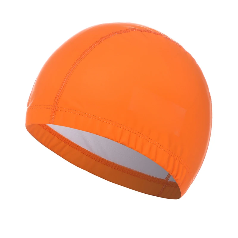 Summer Swim Pool Cap Unisex Silicone Solid Color Waterproof Protect Ears Long Hair Adults For Women Men Adults Swimming Hat