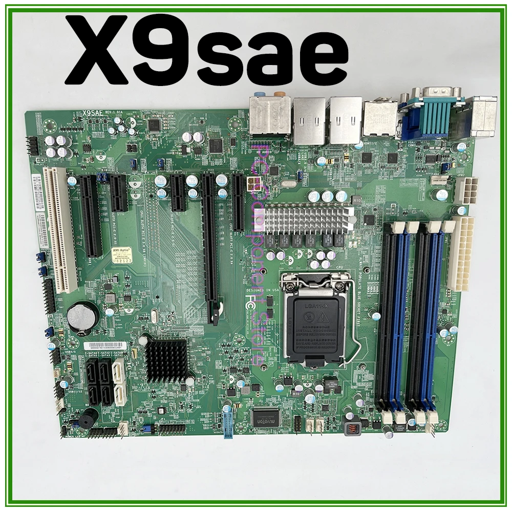 

X9sae For Supermicro Server Motherboard Xeon E3-1200 v2 Series Core i7/i5/i3 (non-ECC UDIMMs Only) Processors LGA1155 DDR3